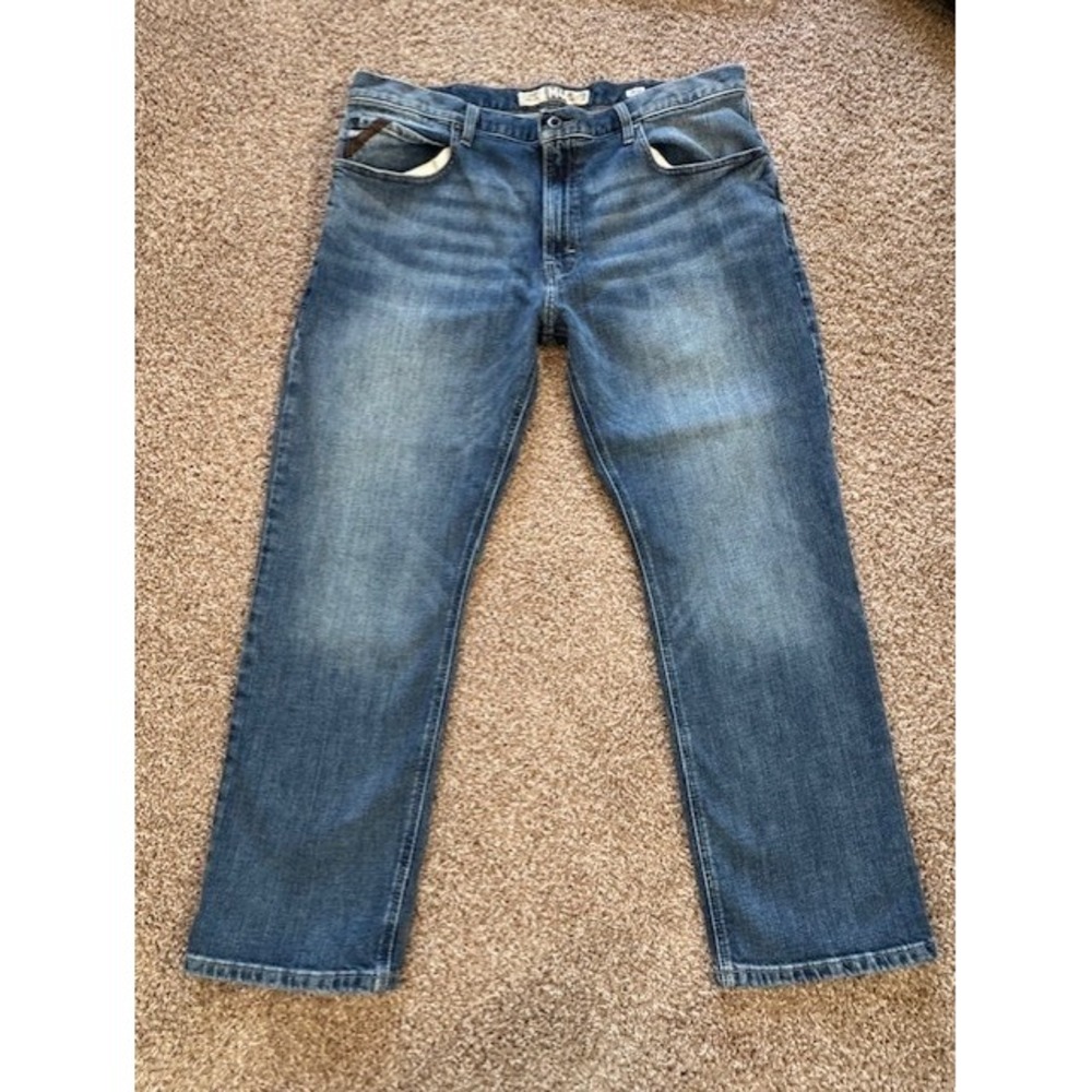 Ariat M4 Legacy Men's Jeans 38x30 Sawyer Relaxed Straight Leg Blue Denim 38 X 30